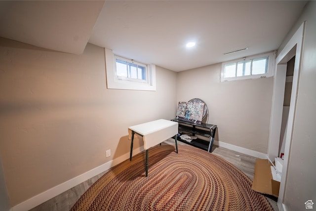252 E 1000 N, Logan, UT 84321 - below grade area featuring wood finished floors