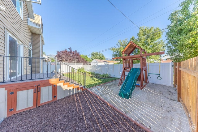 788 E 8230 S, Sandy, UT 84094 - deck featuring a fenced backyard and a playground