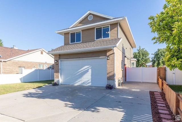 788 E 8230 S, Sandy, UT 84094 - traditional-style house featuring driveway, brick siding, a garage, and a shingled roof