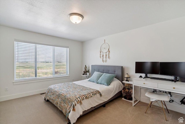 3380 W 3275 N, Plain City, UT 84404 - carpeted bedroom with baseboards and a textured ceiling
