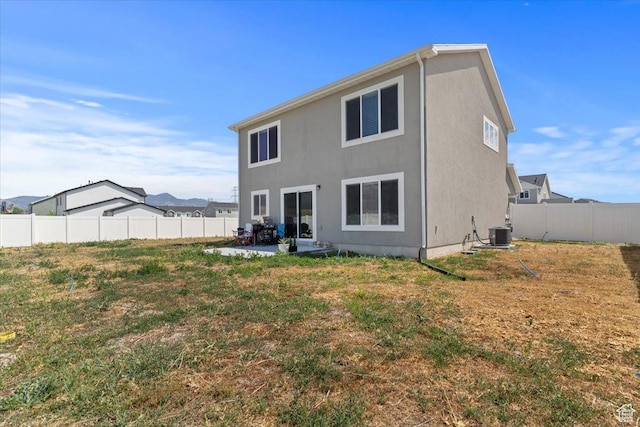 3380 W 3275 N, Plain City, UT 84404 - back of house featuring a patio, a fenced backyard, and stucco siding