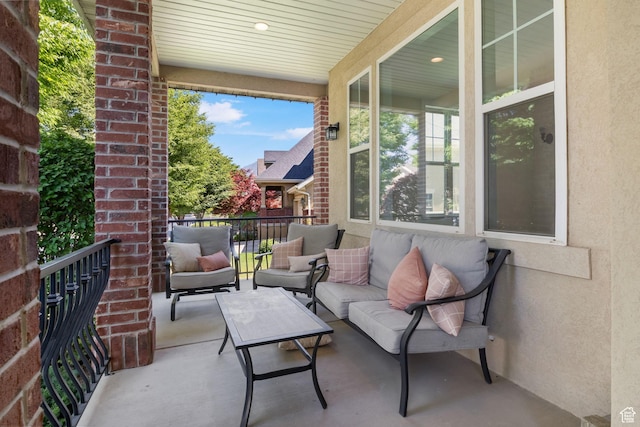889 S Sego Lily Way, Mapleton, UT 84664 - view of patio with an outdoor living space