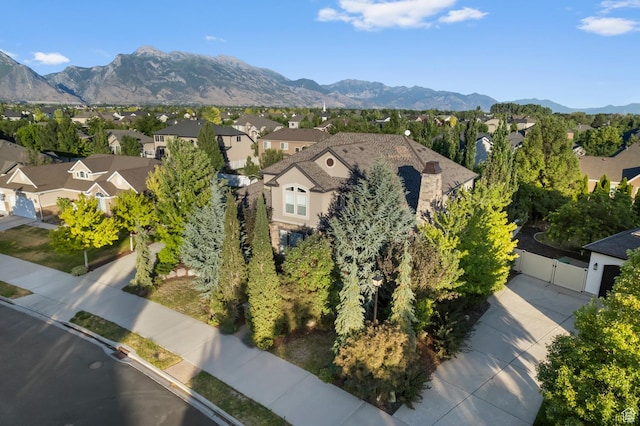 292 E Clubview Ln, Lehi, UT 84043 - aerial perspective of suburban area with a mountain backdrop