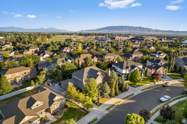 292 E Clubview Ln, Lehi, UT 84043 - aerial perspective of suburban area featuring mountains