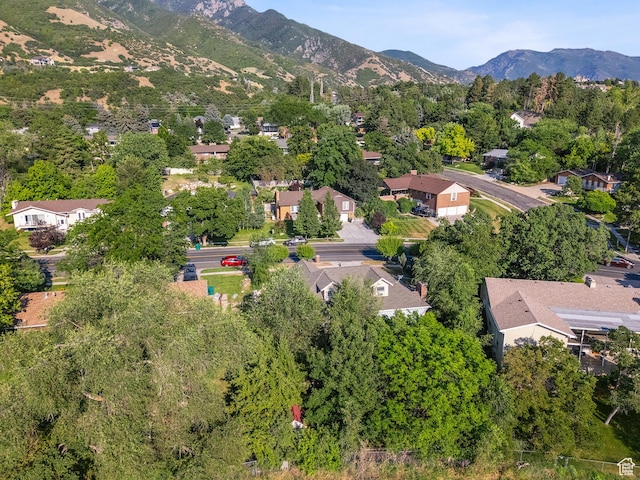 4525 S Taylor Ave E, Ogden, UT 84403 - aerial overview of property's location featuring a mountain backdrop