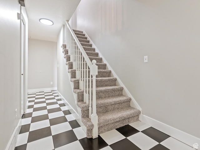 4525 S Taylor Ave E, Ogden, UT 84403 - stairs featuring tile patterned floors
