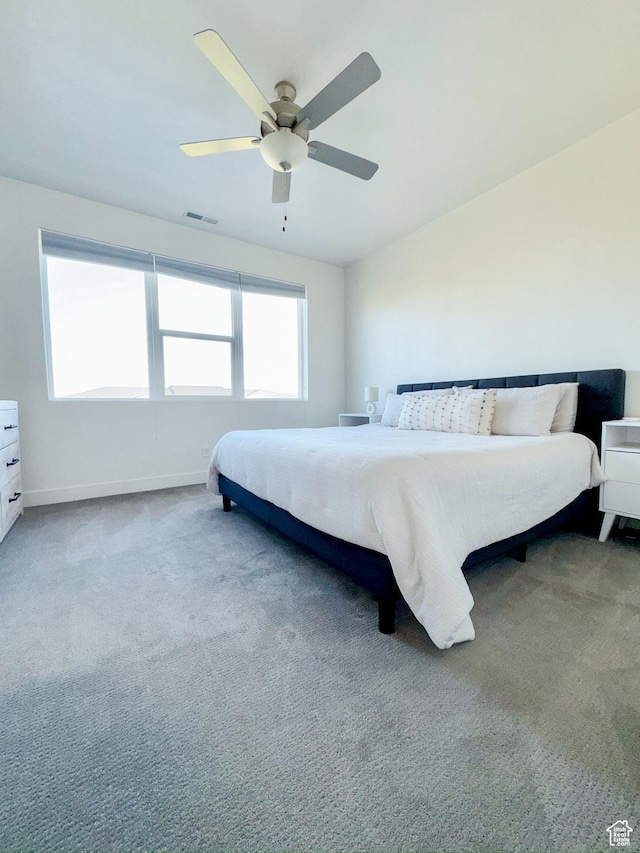 457 S Wood Stream Rd, American Fork, UT 84003 - bedroom featuring carpet flooring and a ceiling fan