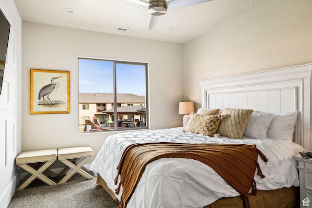 259 N 2020 W, Hurricane, UT 84737 - bedroom featuring carpet flooring and a ceiling fan