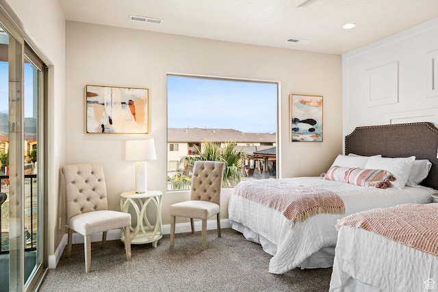 259 N 2020 W, Hurricane, UT 84737 - bedroom with carpet, access to outside, and recessed lighting