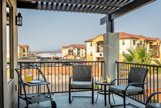 259 N 2020 W, Hurricane, UT 84737 - balcony with a residential view and a pergola