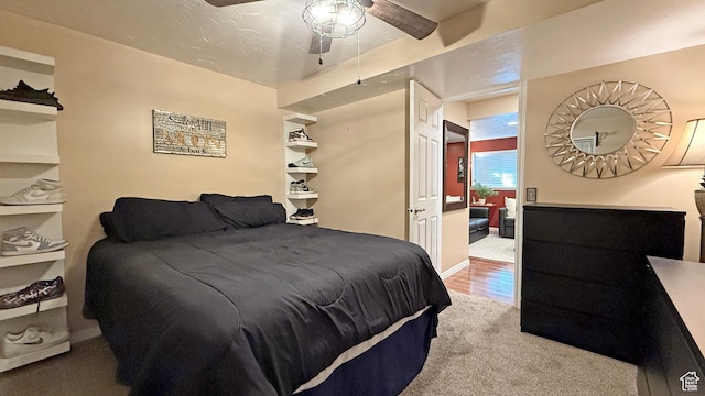 11766 S Hidden Valley Rd E, Sandy, UT 84092 - bedroom featuring carpet and ceiling fan