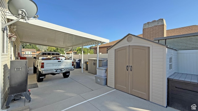 11766 S Hidden Valley Rd E, Sandy, UT 84092 - view of shed with a carport