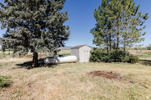 869 N 1600 E, Preston, ID 83263 - view of yard with a storage unit