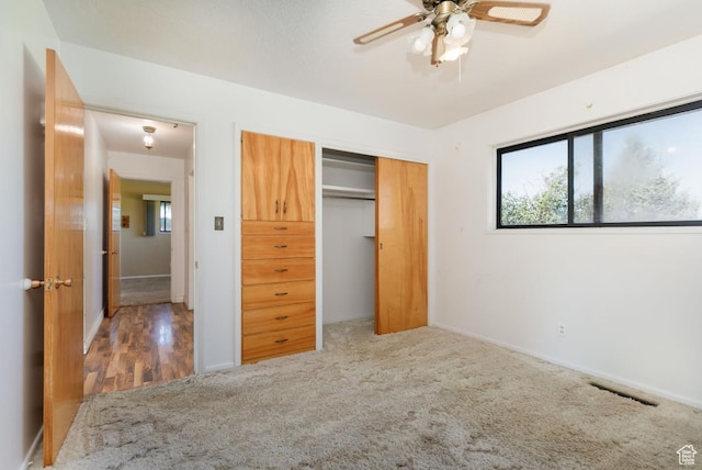 869 N 1600 E, Preston, ID 83263 - unfurnished bedroom with a closet and carpet flooring
