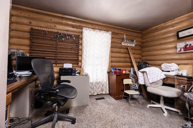 440 N Quarry Rd, Salina, UT 84654 - office space with log walls and carpet