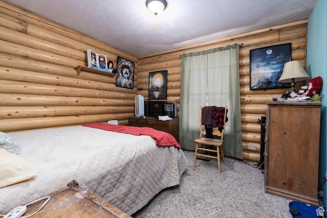 440 N Quarry Rd, Salina, UT 84654 - bedroom with rustic walls and carpet