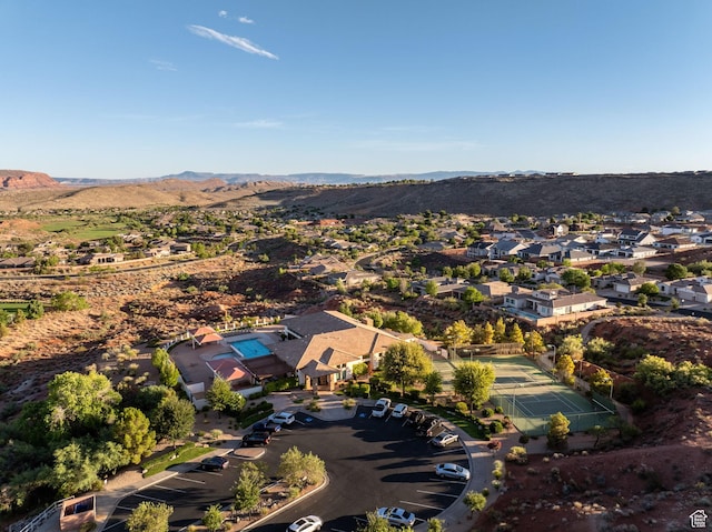 1200 N Crown King Ave, Washington, UT 84780 - aerial perspective of suburban area with mountains