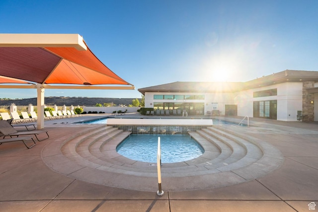 1200 N Crown King Ave, Washington, UT 84780 - community pool with a patio