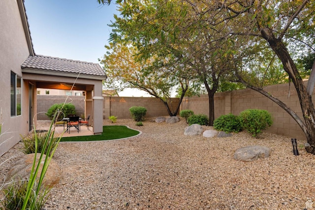 1200 N Crown King Ave, Washington, UT 84780 - fenced backyard with a patio