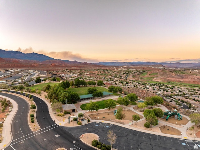 1200 N Crown King Ave, Washington, UT 84780 - aerial view at dusk of a mountain view
