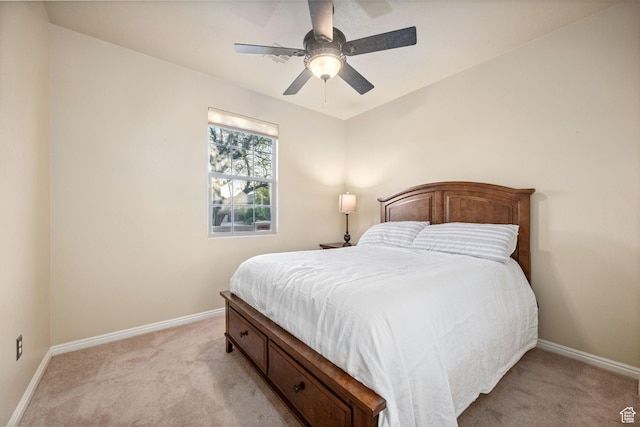 1200 N Crown King Ave, Washington, UT 84780 - bedroom featuring light colored carpet and ceiling fan