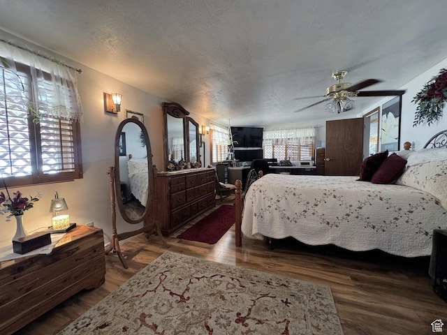804 Fleetwood Dr, Tooele, UT 84074 - bedroom with wood finished floors and ceiling fan