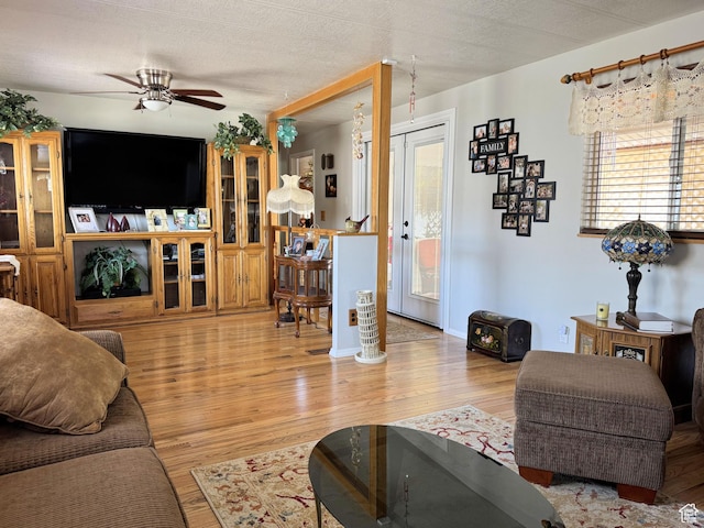 804 Fleetwood Dr, Tooele, UT 84074 - living room featuring wood finished floors and ceiling fan