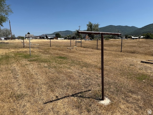 262 N 400 E, Fairview, UT 84629 - view of yard featuring a mountain view and a view of rural / pastoral area