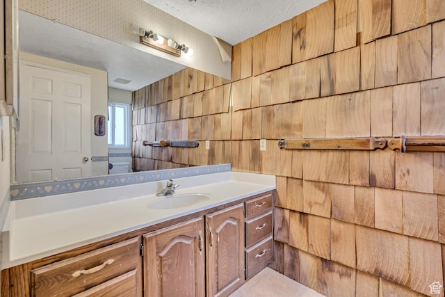 1936 S 800 E, Bountiful, UT 84010 - bathroom featuring vanity and a textured ceiling