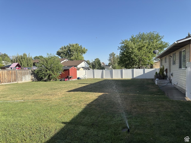 1344 N 280 W, Pleasant Grove, UT 84062 - fenced backyard featuring a storage shed