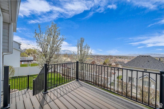 971 N 600 E, Springville, UT 84663 - deck featuring a lawn