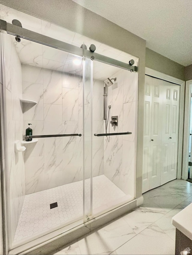 2442 N 2275 E, Layton, UT 84040 - bathroom with marble finish flooring and a marble finish shower