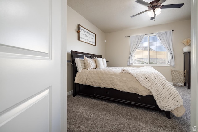 3486 W 1750 S, Vernal, UT 84078 - bedroom with carpet floors and ceiling fan