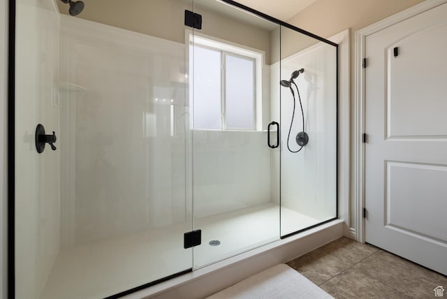 3486 W 1750 S, Vernal, UT 84078 - bathroom with a shower stall and tile patterned floors