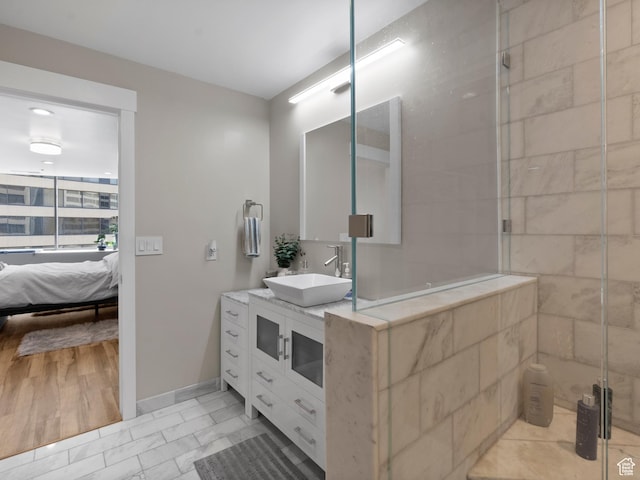 48 W 300 S Unit 1203N, Salt Lake City, UT 84101 - full bath featuring vanity, ensuite bath, and a tile shower