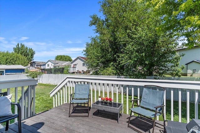 4266 S 2900 W, Roy, UT 84067 - deck featuring a residential view and a fenced backyard