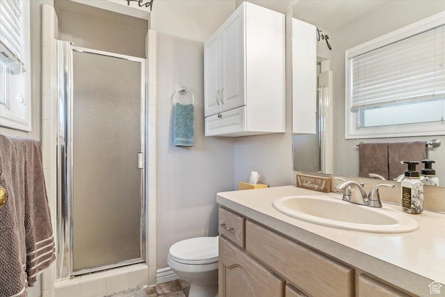4266 S 2900 W, Roy, UT 84067 - bathroom with a stall shower and vanity