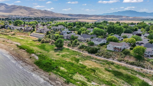 238 N Vista Ct, Saratoga Springs, UT 84045 - aerial perspective of suburban area with a mountainous background
