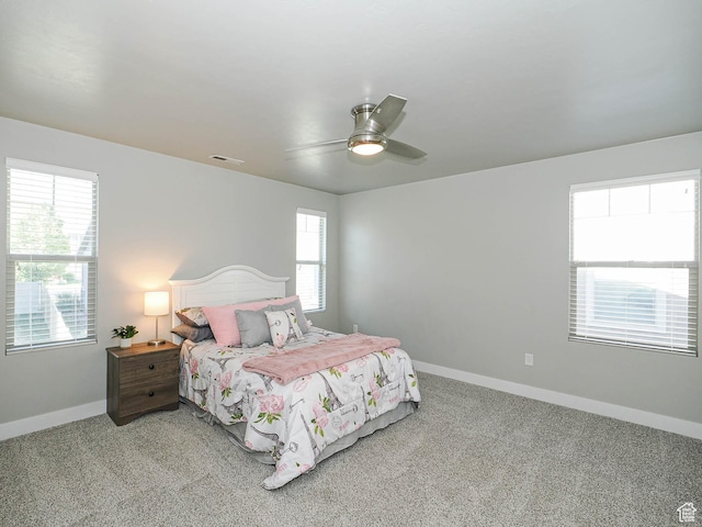 5229 W Armada Way, Herriman, UT 84096 - bedroom with carpet and ceiling fan