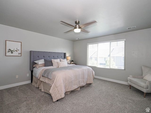 5229 W Armada Way, Herriman, UT 84096 - bedroom with light colored carpet and ceiling fan