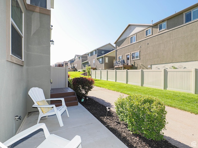 5229 W Armada Way, Herriman, UT 84096 - view of patio featuring a residential view