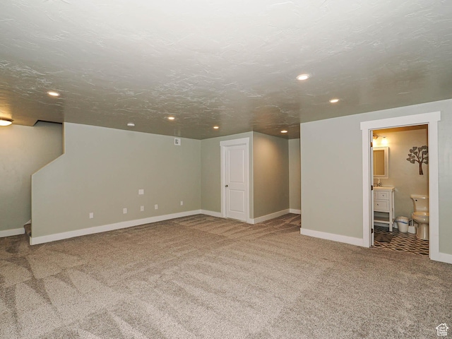 5229 W Armada Way, Herriman, UT 84096 - basement featuring carpet flooring and recessed lighting