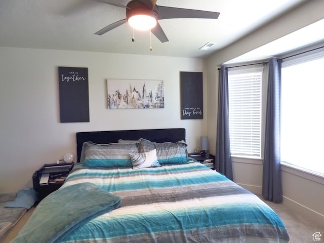 375 W Park Vw S, Spanish Fork, UT 84660 - carpeted bedroom featuring a ceiling fan and baseboards