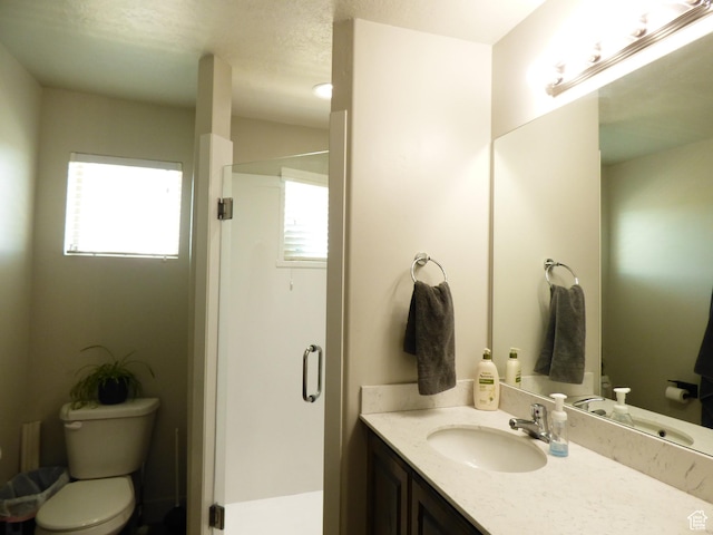 375 W Park Vw S, Spanish Fork, UT 84660 - bathroom with vanity, healthy amount of natural light, and a shower stall