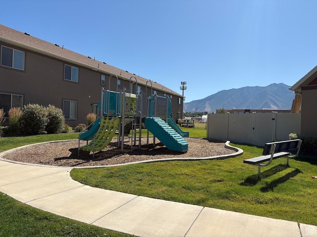 375 W Park Vw S, Spanish Fork, UT 84660 - community jungle gym with a mountain view