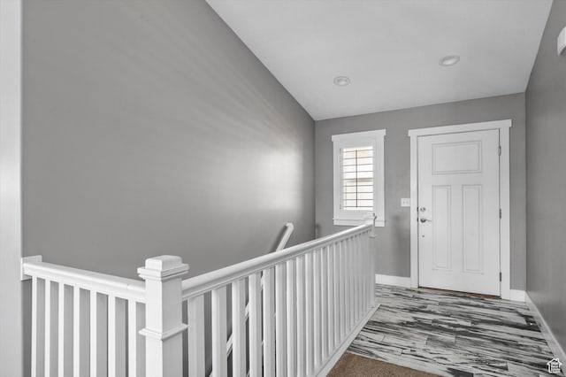 4449 W 5325 S, Hooper, UT 84315 - foyer entrance with wood finished floors and recessed lighting