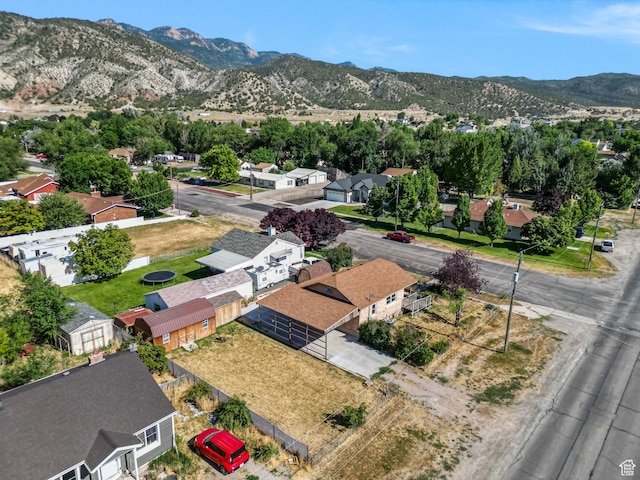 403 E Center, Nephi, UT 84648 - aerial perspective of suburban area featuring a mountainous background