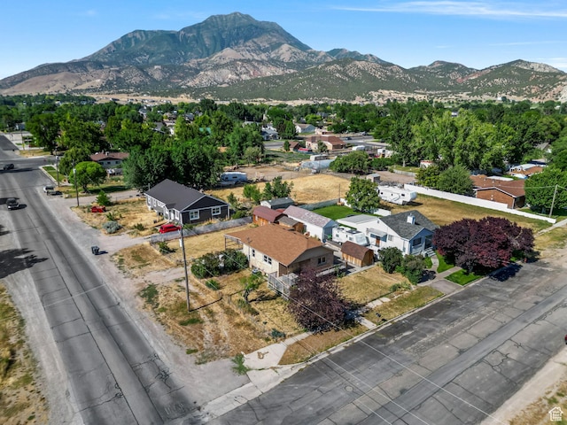 403 E Center, Nephi, UT 84648 - aerial perspective of suburban area featuring a mountainous background