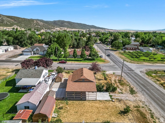403 E Center, Nephi, UT 84648 - aerial view of residential area with mountains