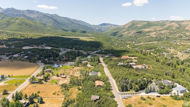 2127 E 5950 N, Liberty, UT 84310 - aerial view of property and surrounding area featuring a mountain backdrop
